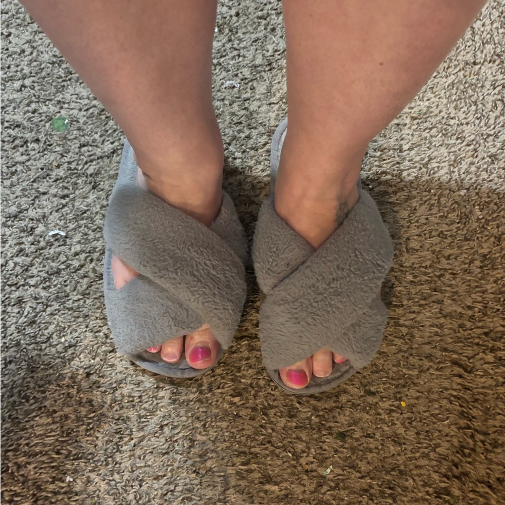 Cozy Gray Women's Slippers